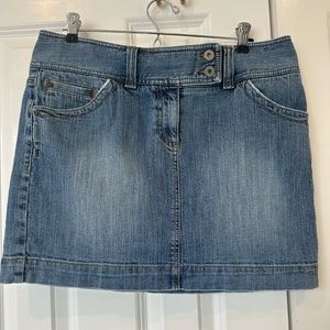 Loft Denim mini skirt